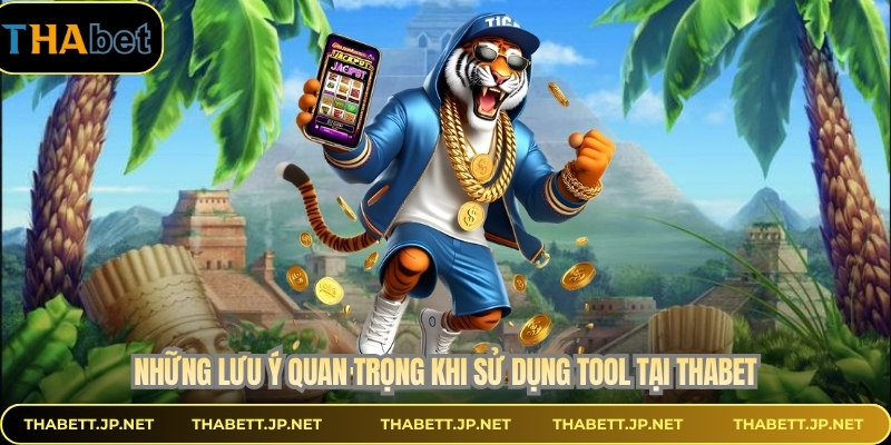 Những lưu ý quan trọng khi sử dụng tool tại THABET